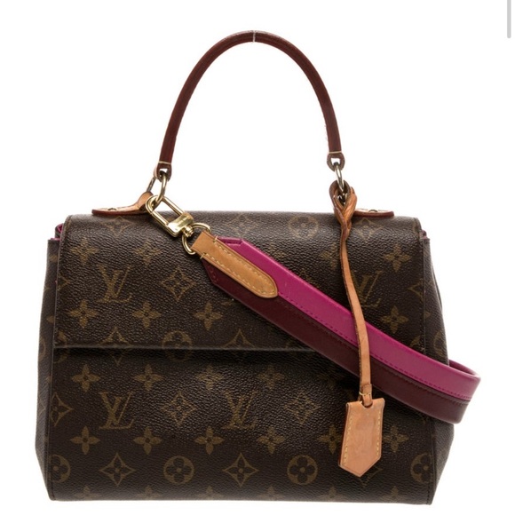 Louis Vuitton Handbags - Louis Vuitton Brown Monogram Shoulder Bag with Pink Accents